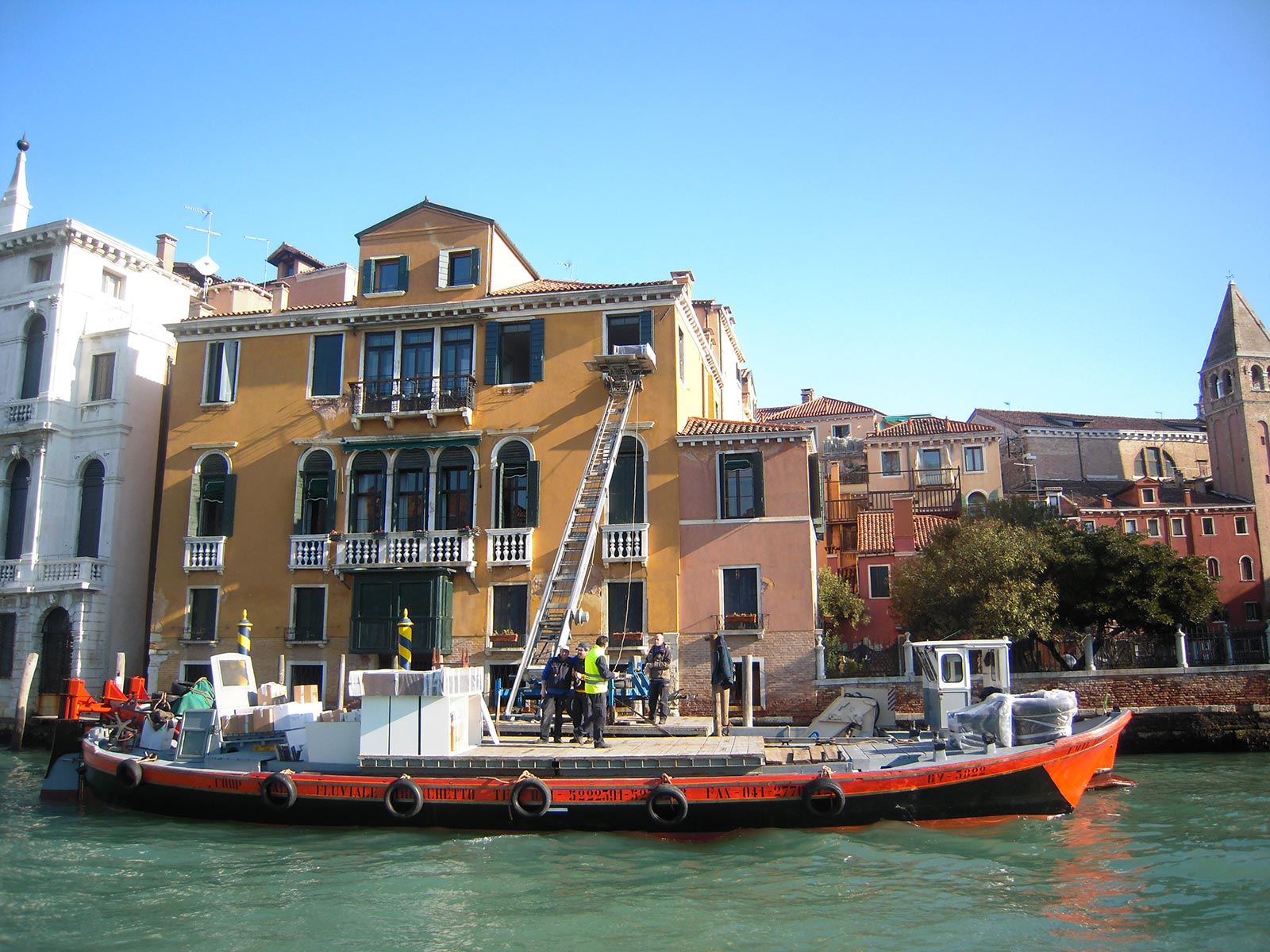 Relocations in the Venice city centre