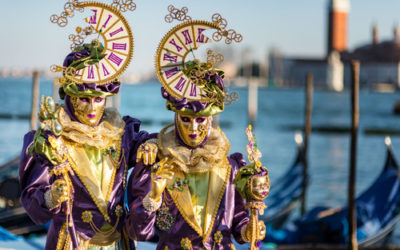 Transporting materials for the 2017 Venice Carnival