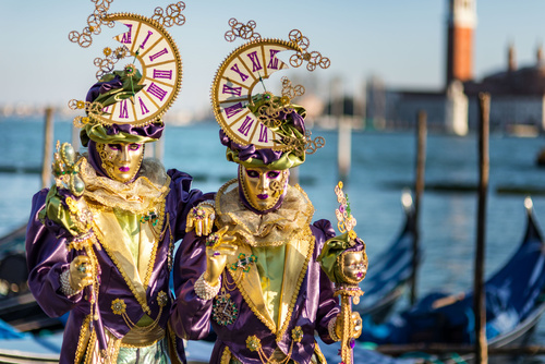 Trasporto materiali per Carnevale 2017 a Venezia