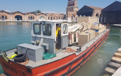 Transportation of materials and equipment for the Biennale Art 2019