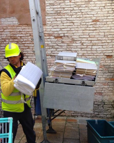 Servizio di ritiro e distruzione di materiale sensibile.