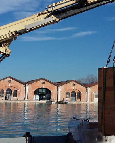 Trasporto di merci per Arsenale.